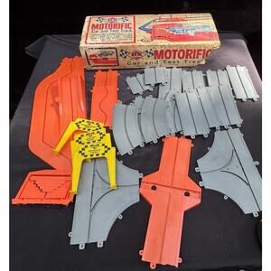 DX Motorific 31 Test Track pcs. Vintage 1960s Ideal Toys No Car Track Only